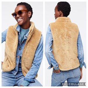 J Crew | Plush Fleece Excursion Vest